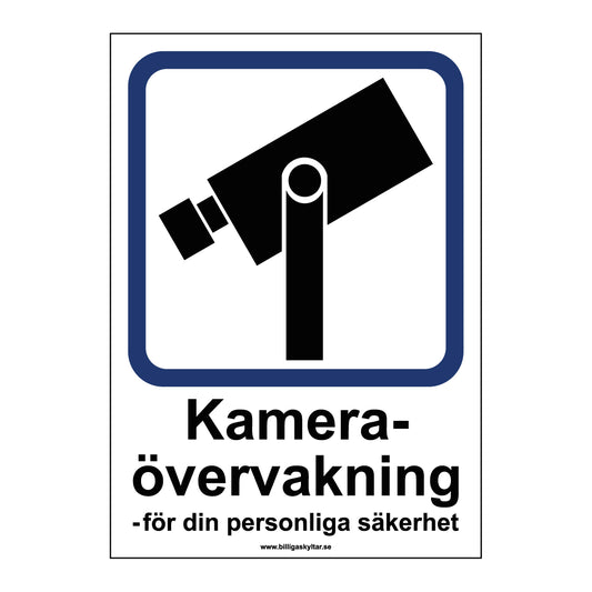 Kameraövervakning - för din personliga säkerhet