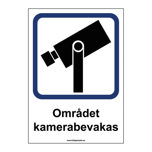 Området kamerabevakas