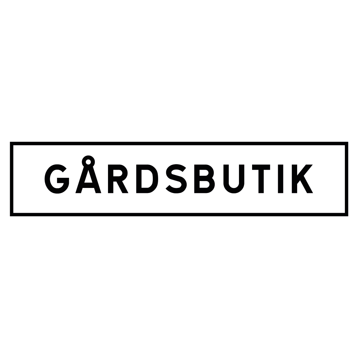 Hänvisningsskylt "Gårdsbutik" - Ingen Pil