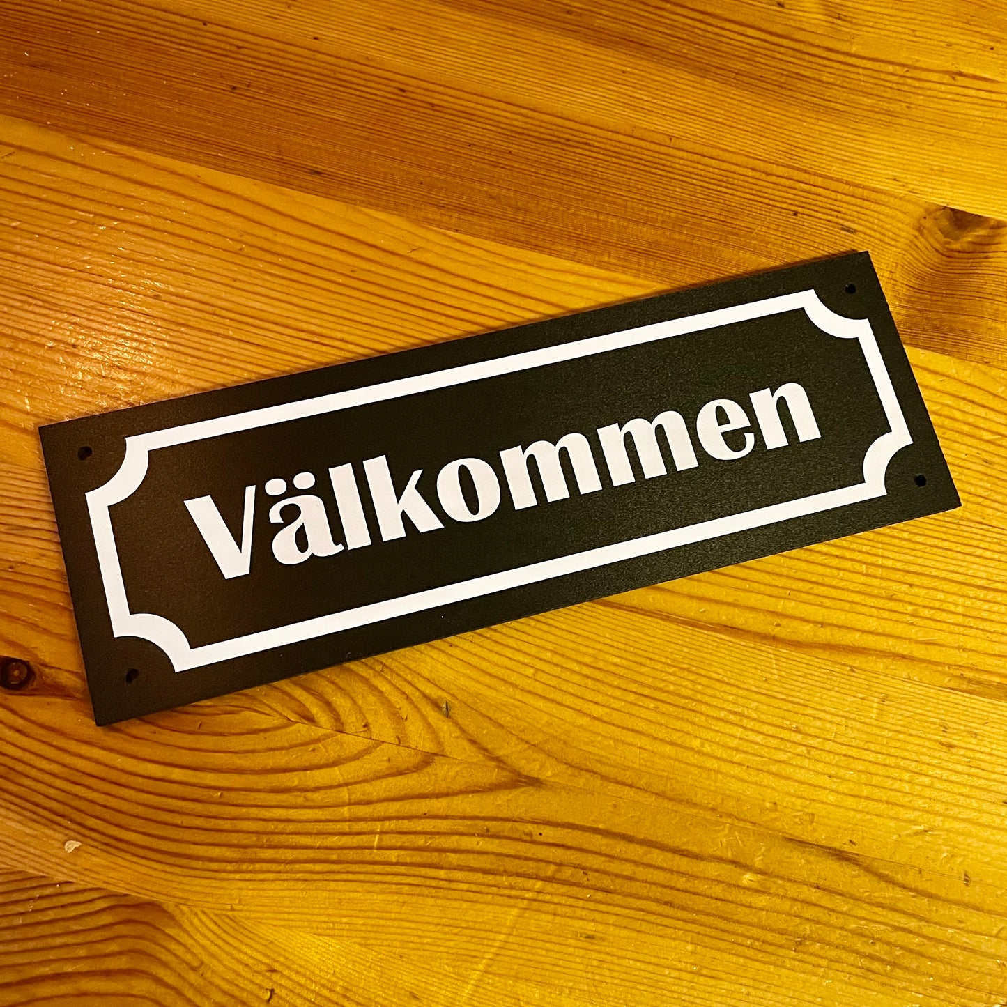 Plastskylt - 210x70mm