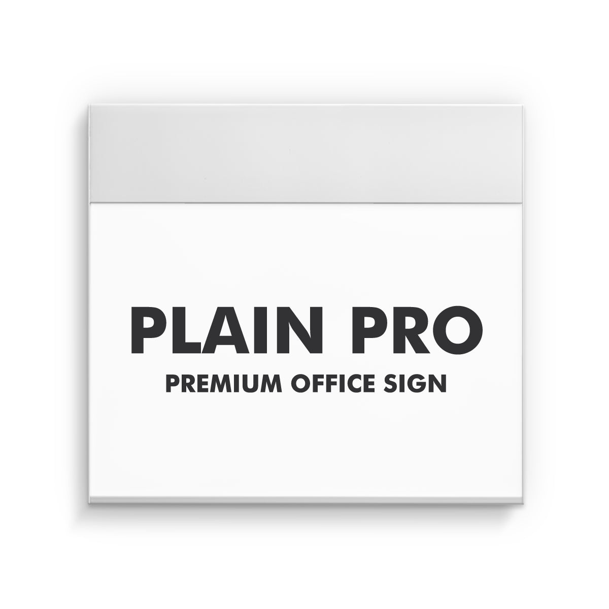 Kontorsskylt "Plain Pro" Liggande