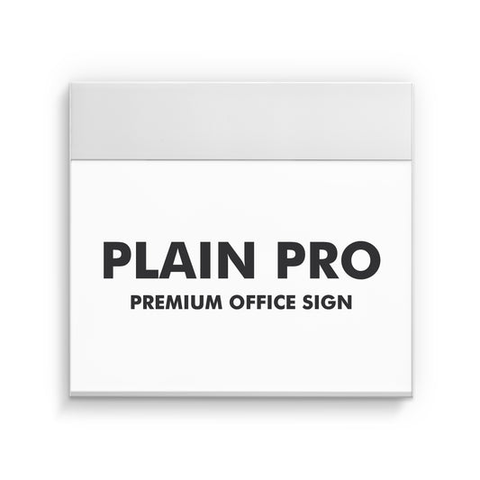 Kontorsskylt "Plain Pro" Liggande