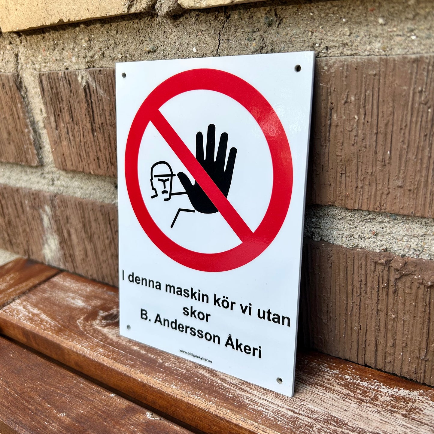 Skapa egen förbudsskylt