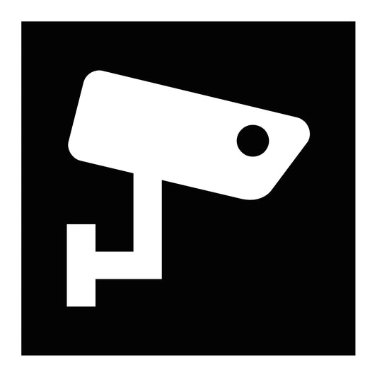 Symbolskylt "Bevakning"