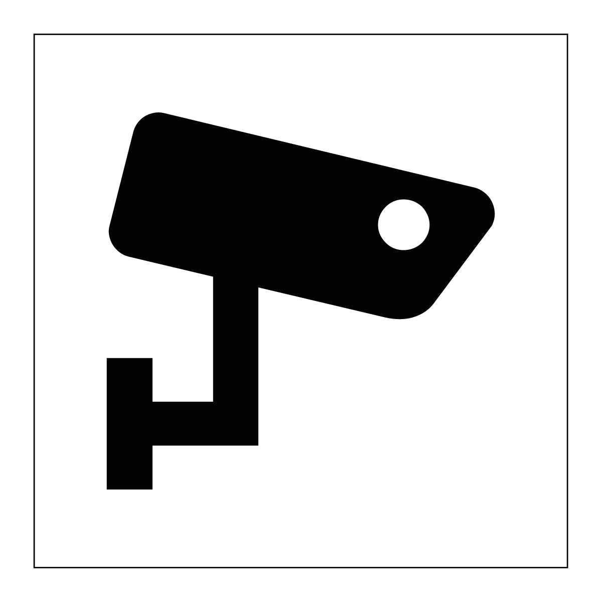Symbolskylt "Bevakning"