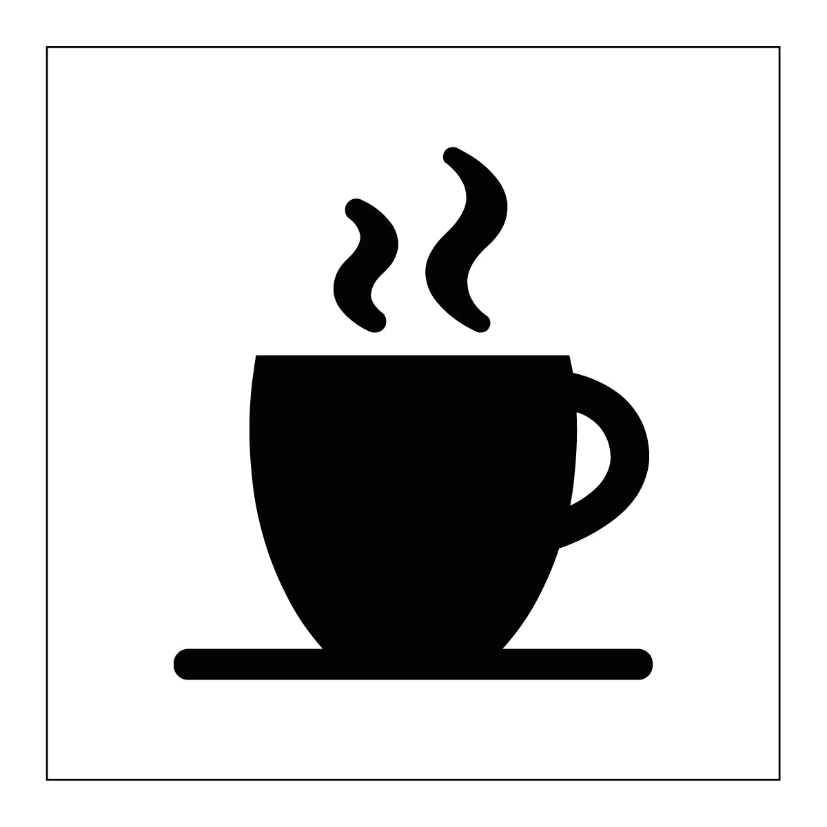 Symbolskylt "Cafeteria"