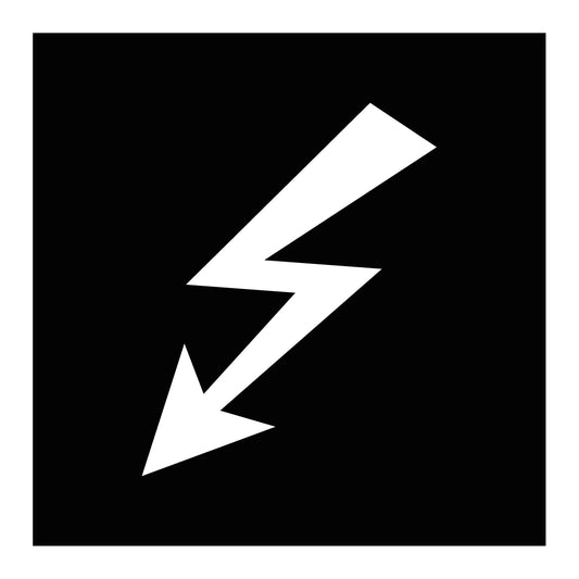 Symbolskylt "Elektricitet"