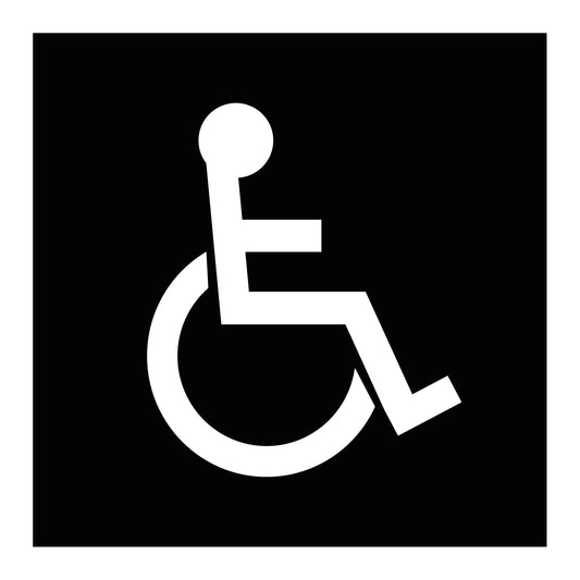 Symbolskylt "Handikapp"