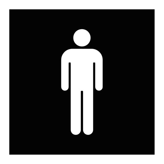 Symbolskylt "Herrar"