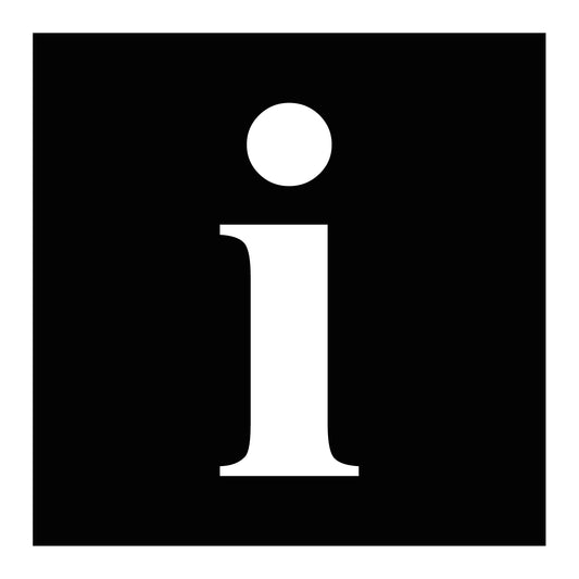 Symbolskylt "Information"