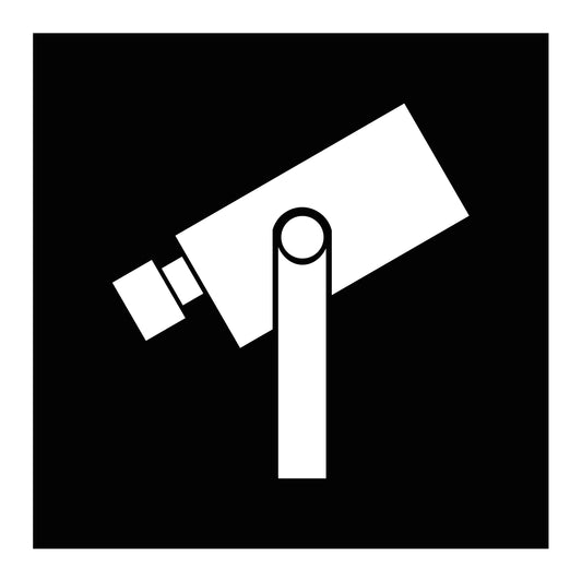 Symbolskylt "Övervakning"