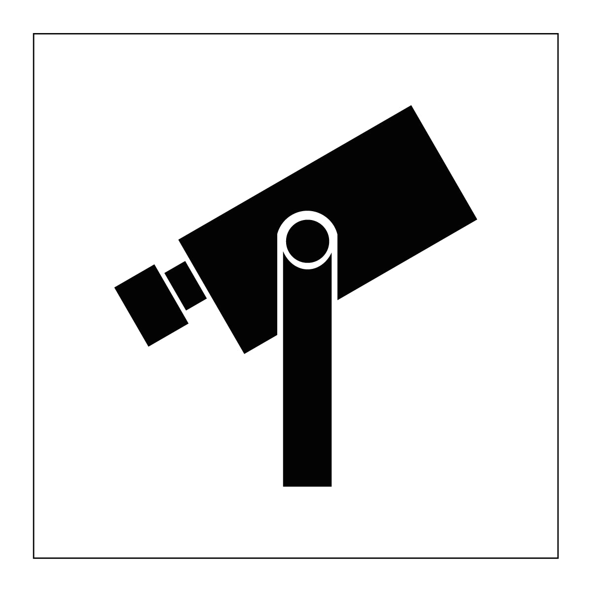 Symbolskylt "Övervakning"