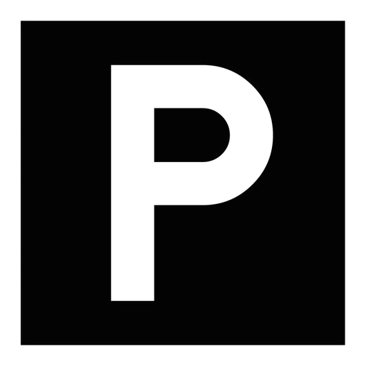Symbolskylt "Parkering"