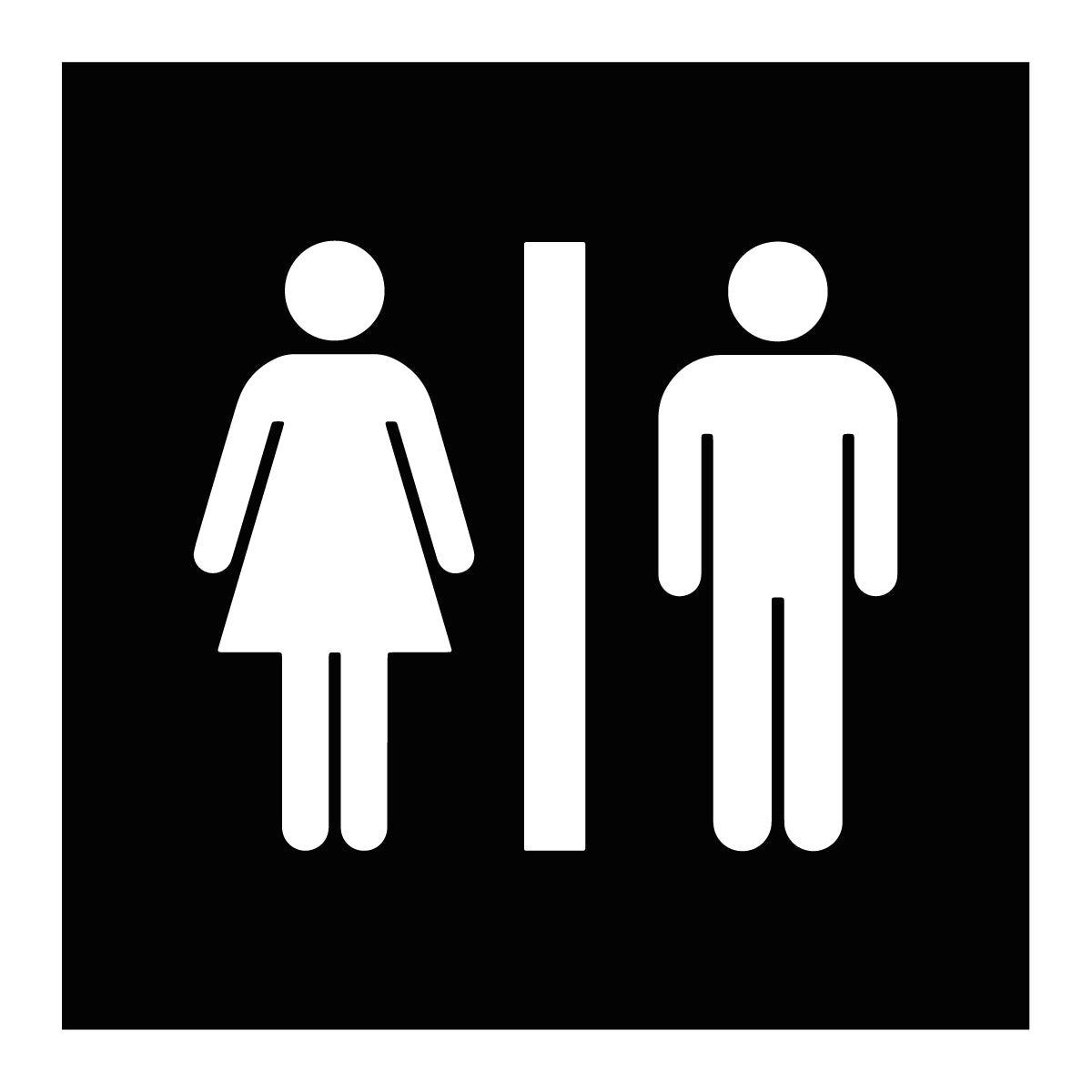 Symbolskylt "Unisex"