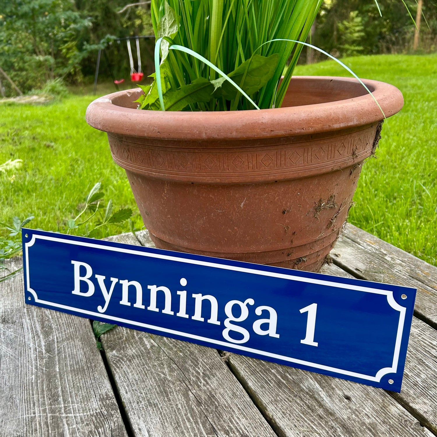 Gammaldags Husskyltar
