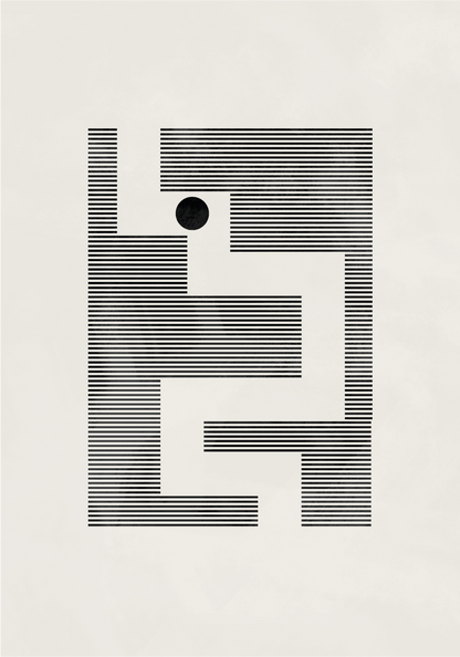 Poster "Minimalist Maze"