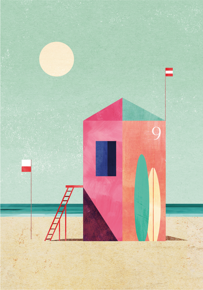 Poster "Surf Hut"