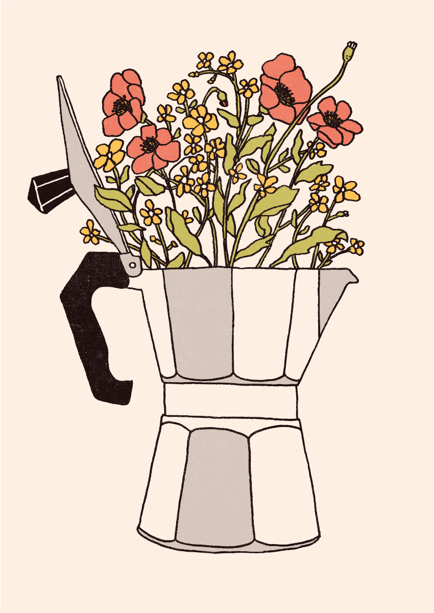 Poster "Moka Flowers"