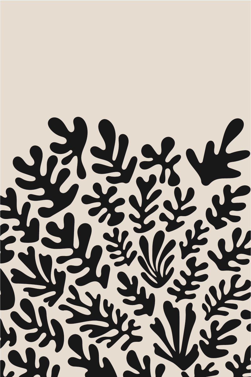 Poster "Henri Matisse Black Algae Collection #2"