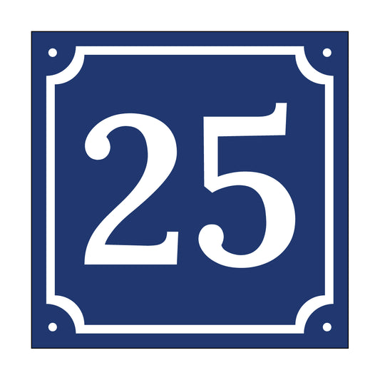 Husnummerskylt - 150x150mm - Designa Egen