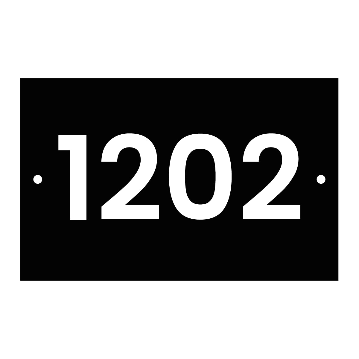 Rumsnummerskylt - 110x70mm - Designa Egen