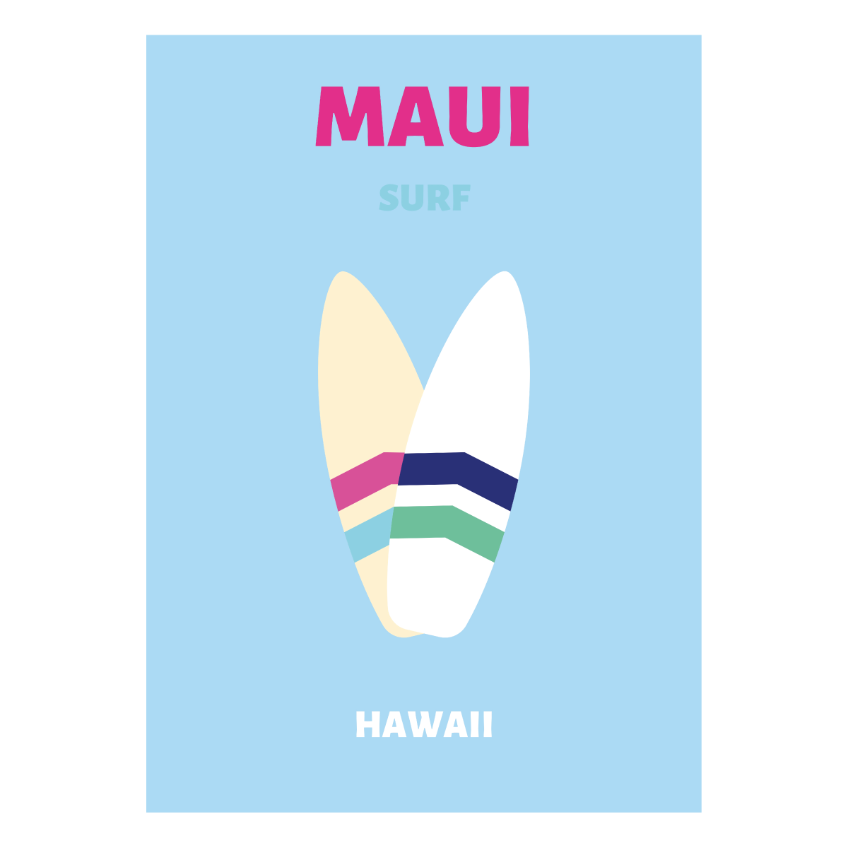 Poster "Graphic Maui"