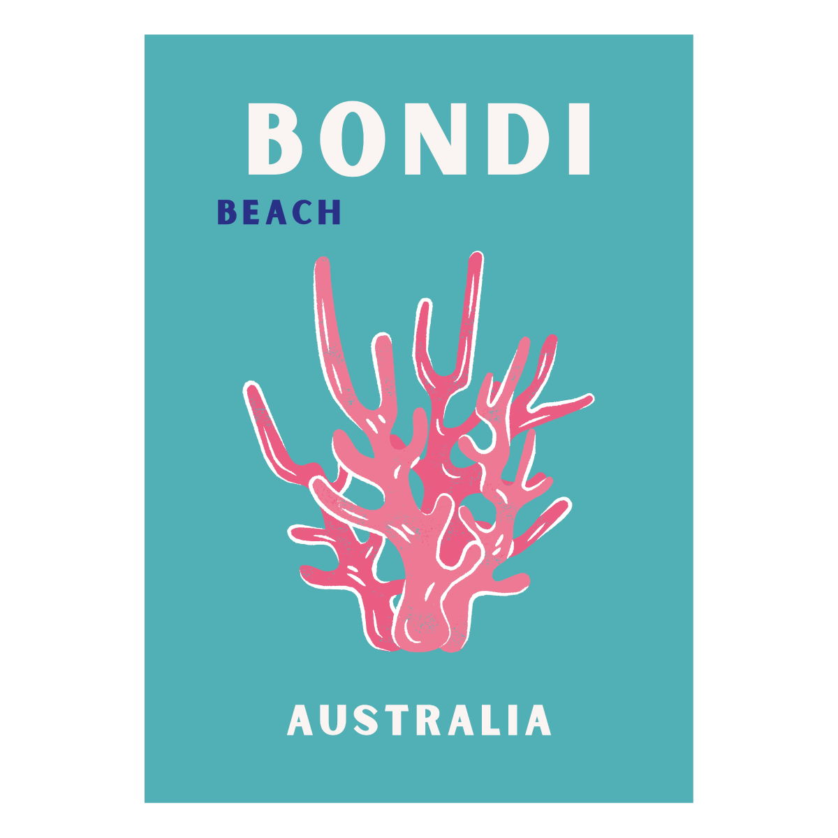 Poster "Graphic Bondi Beach"