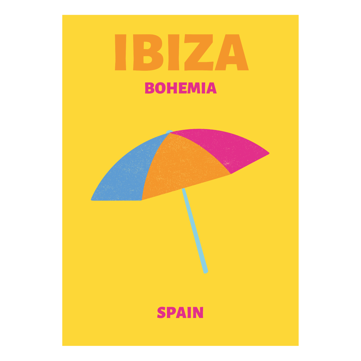 Poster "Graphic Ibiza"