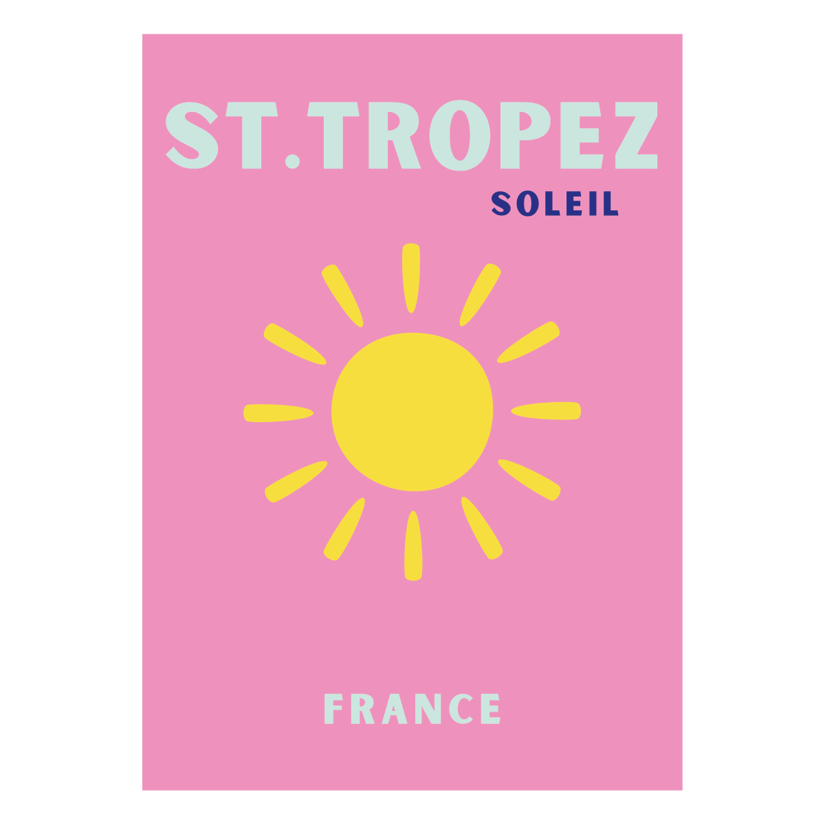 Poster "Graphic St. Tropez"