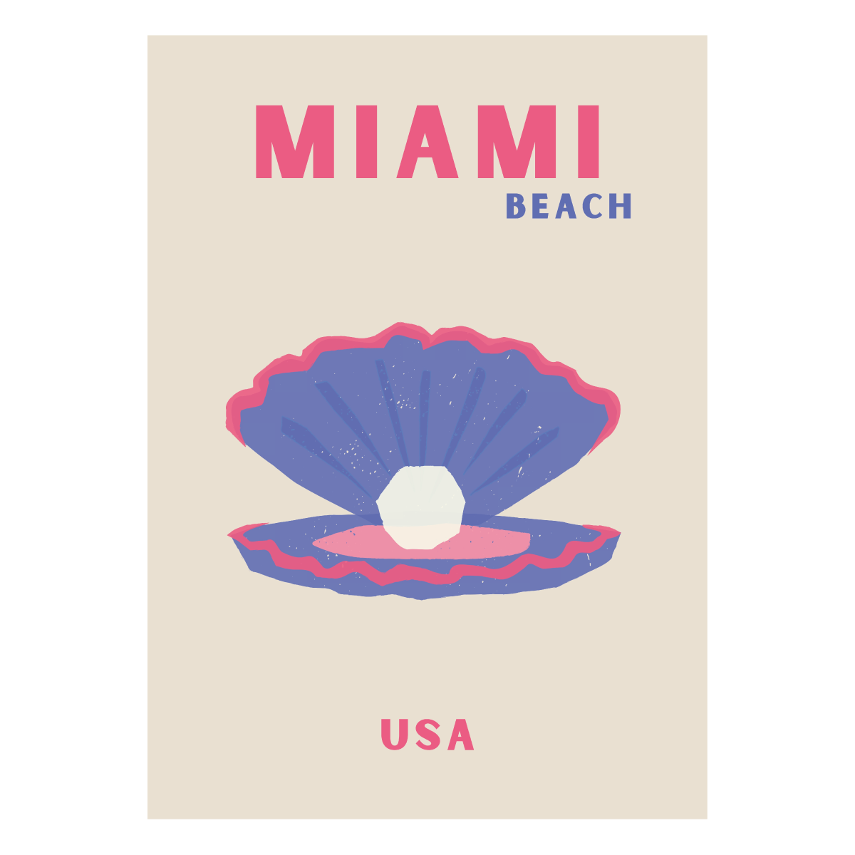 Poster "Graphic Miami Beach"