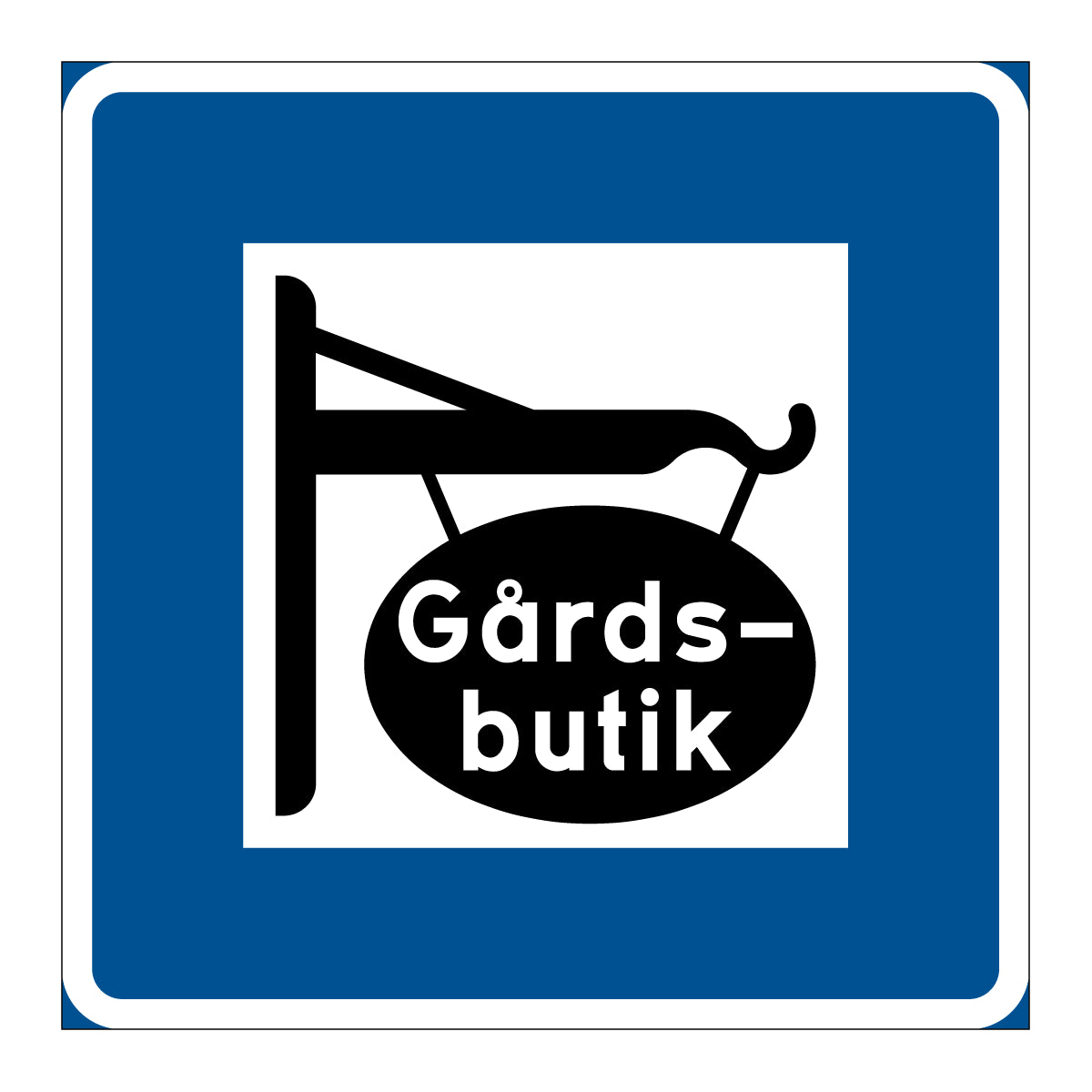 Skylt - H25 - Gårdsbutik
