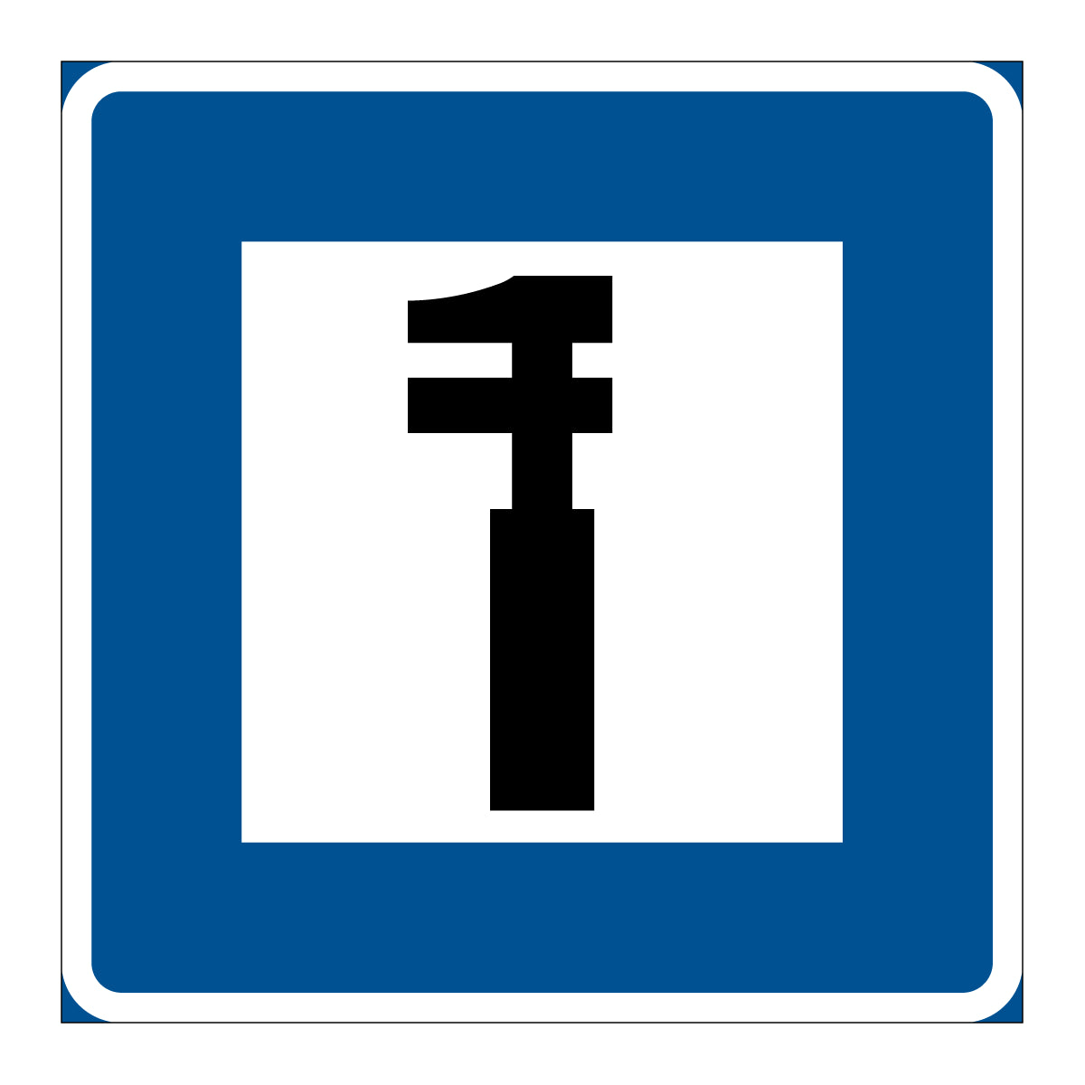Skylt - H2 - Fordonsverkstad