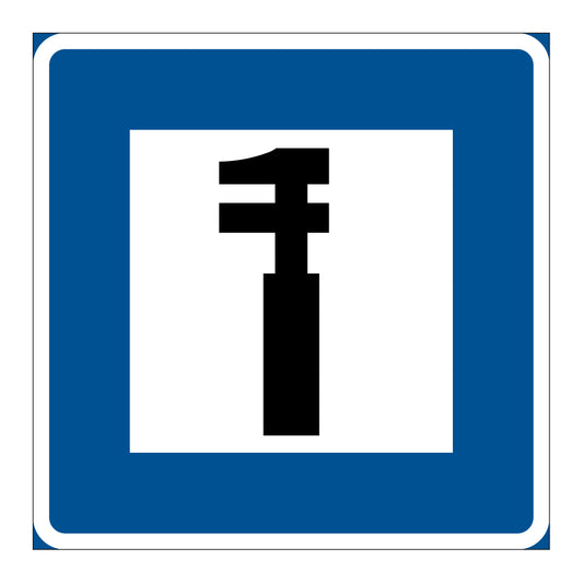 Skylt - H2 - Fordonsverkstad
