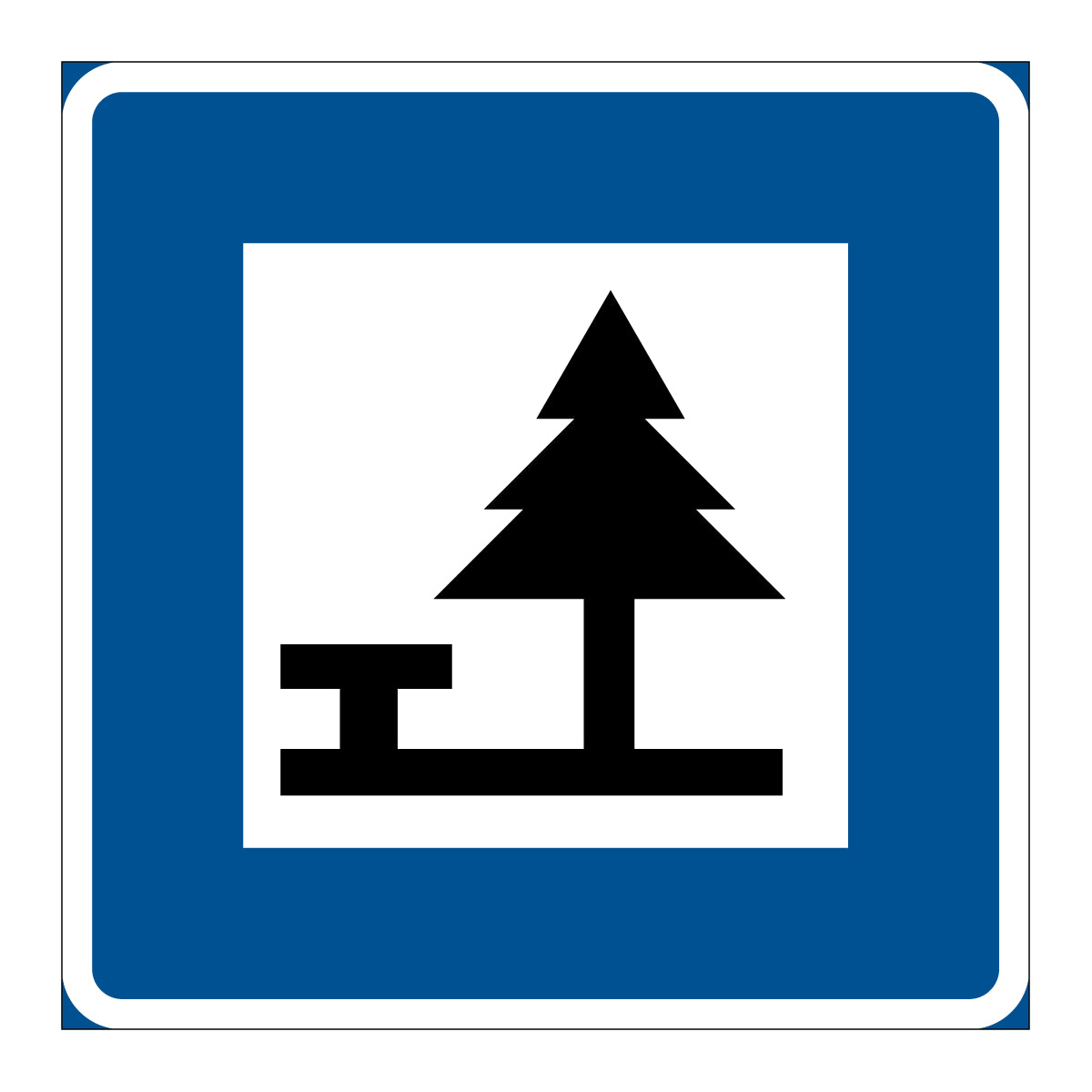 Skylt - H13 - Rastplats