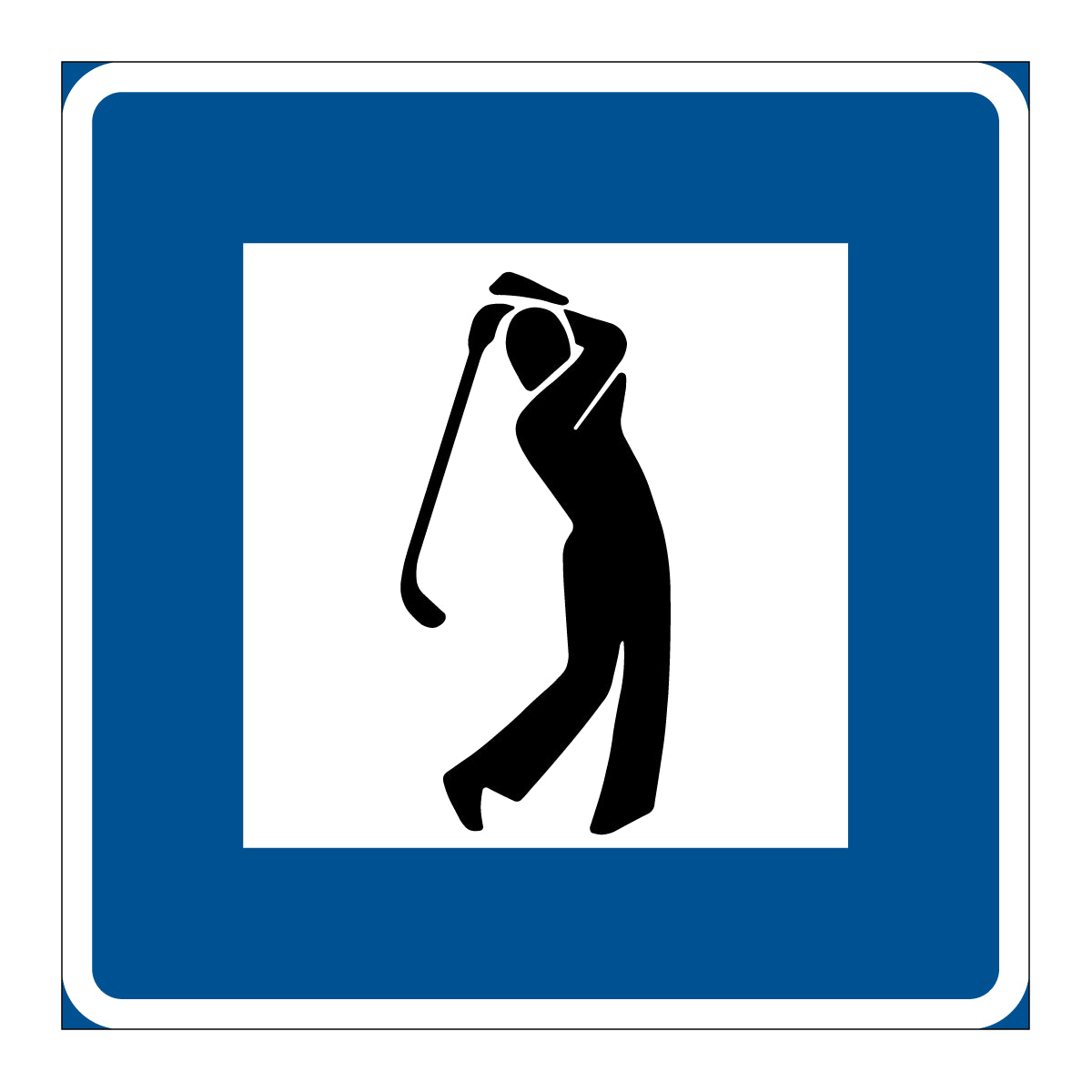 Skylt - H20 - Golfbana