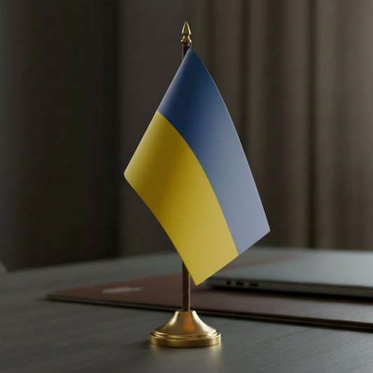 Bordsflagga - Ukraina