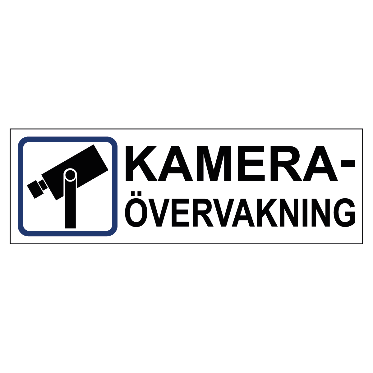 Kameraövervakningsskylt