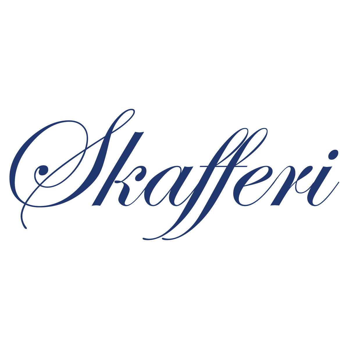 Skafferi - Vinyltext - Blå