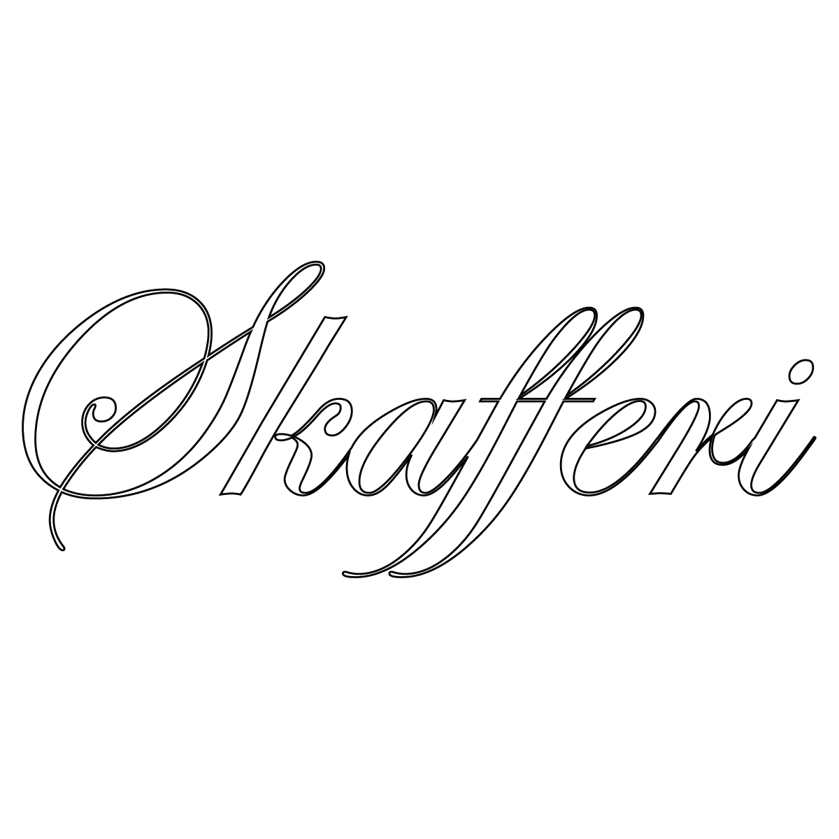 Skafferi - Vinyltext - Vit