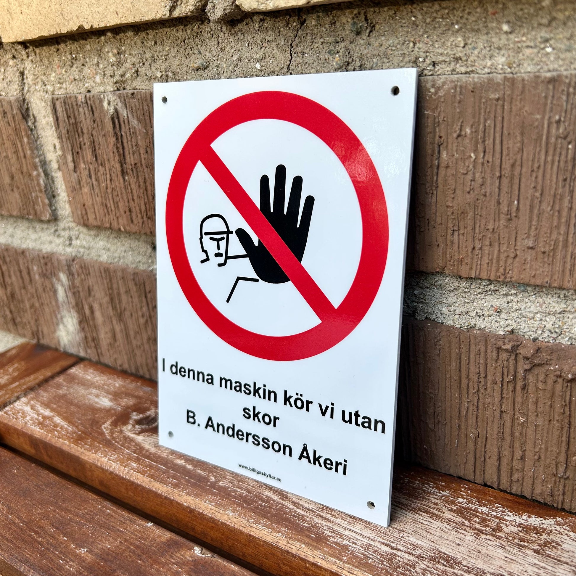 Skapa egen förbudsskylt