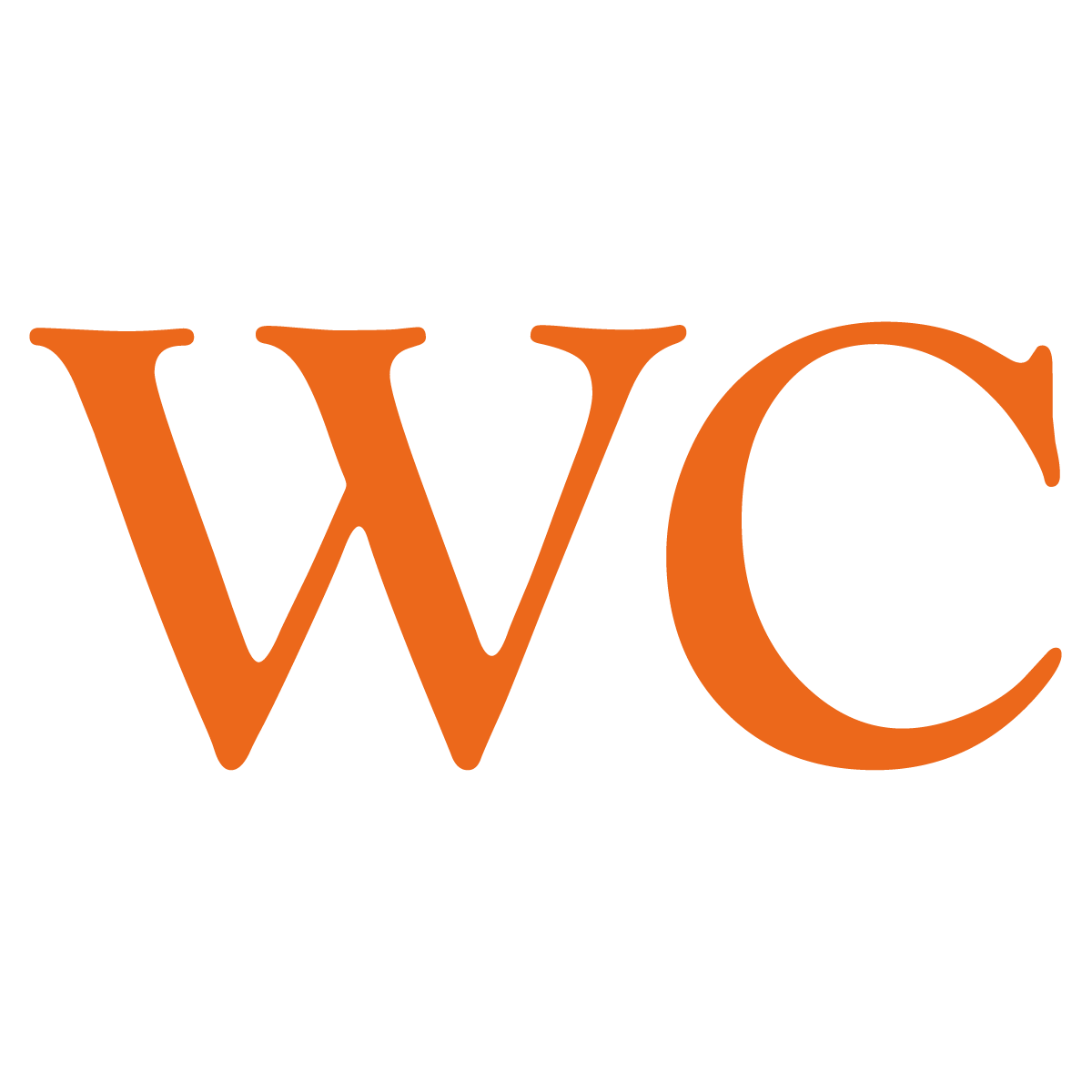 WC - Vinyltext - Orange