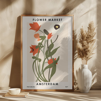 Poster "Flower Market Amsterdam"