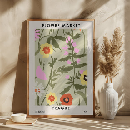 Poster "Flower Market Prague"