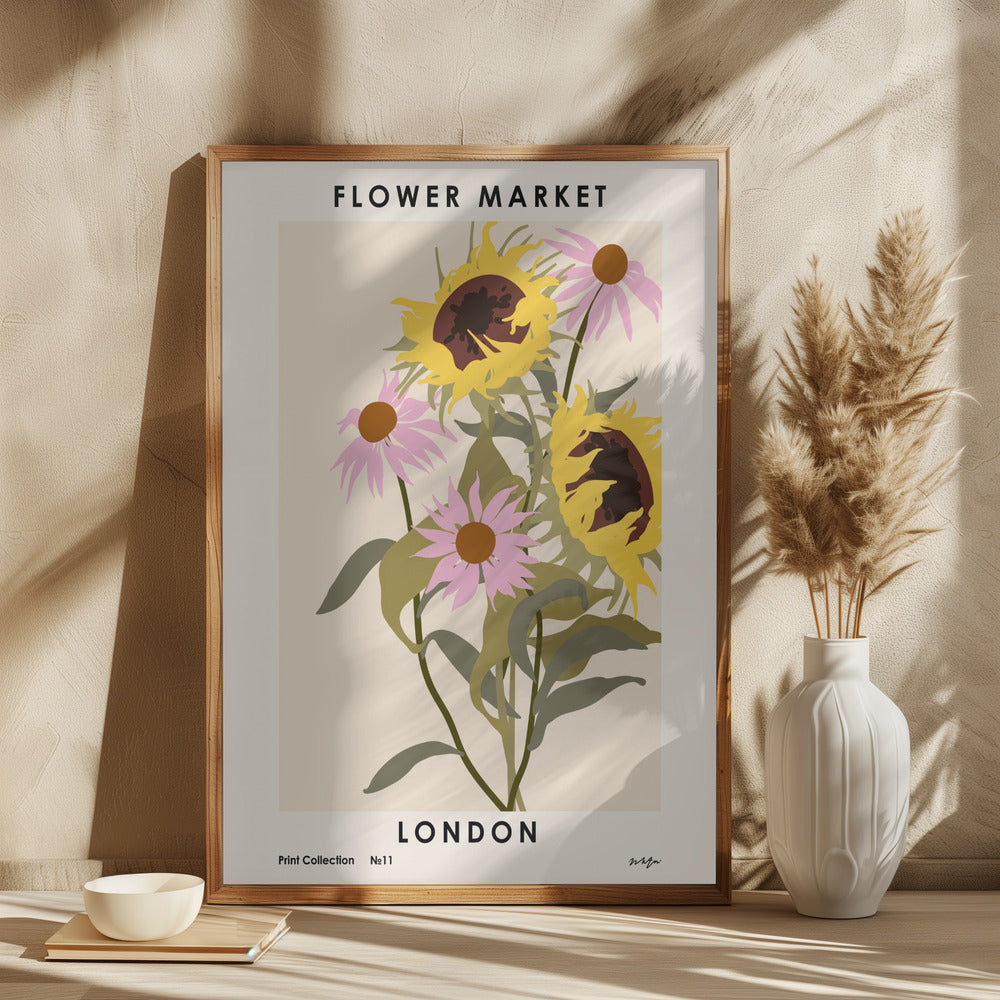 Poster "Flower Market London"