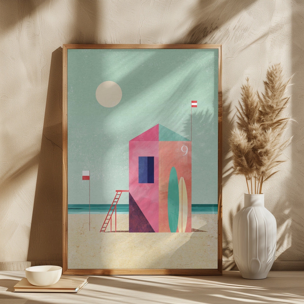 Poster "Surf Hut"