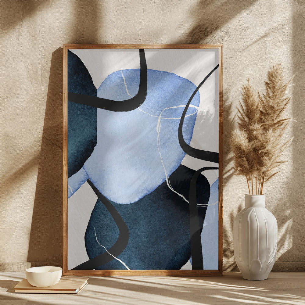 Poster "Shapley Blue II"