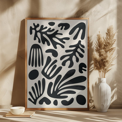 Poster "Henri Matisse Black Algae Collection #3"