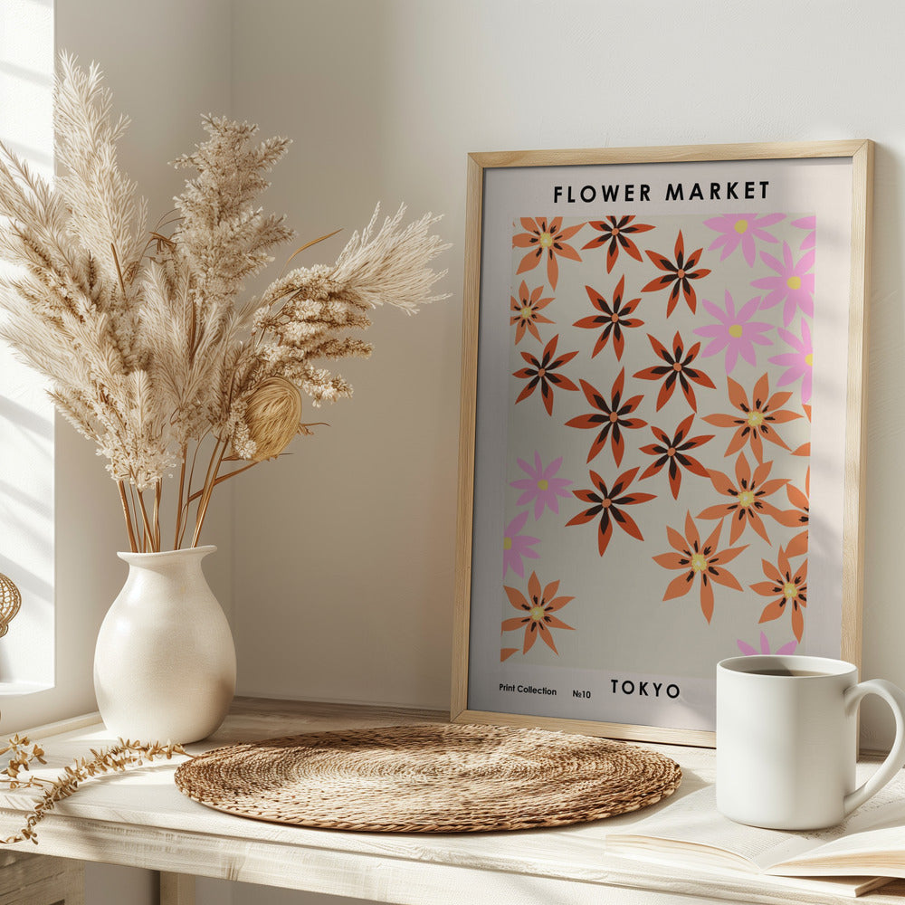 Poster "Flower Market Tokyo"