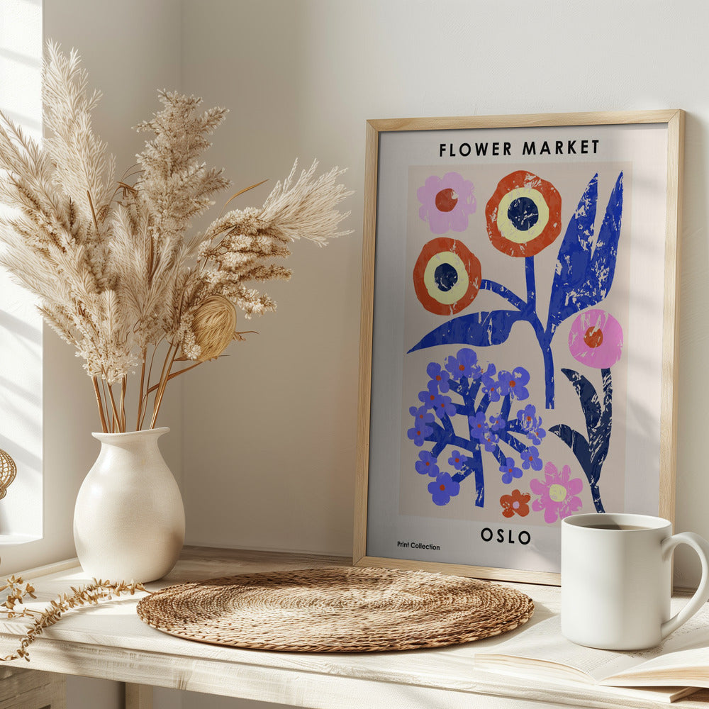 Poster "Flower Market Oslo"