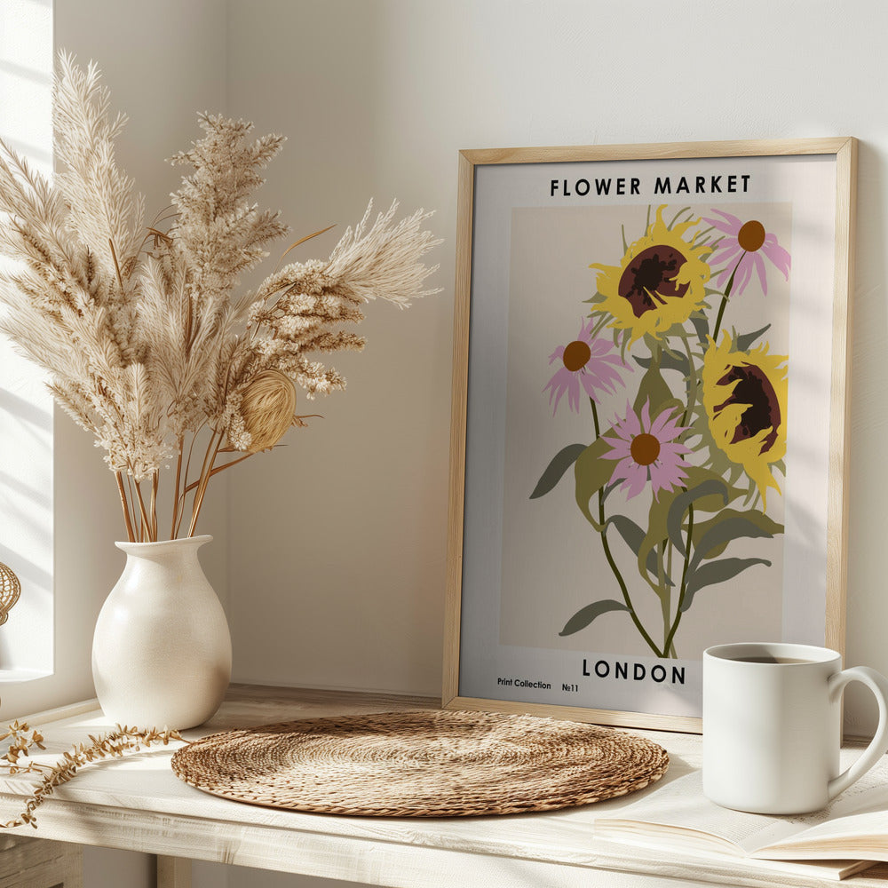 Poster "Flower Market London"